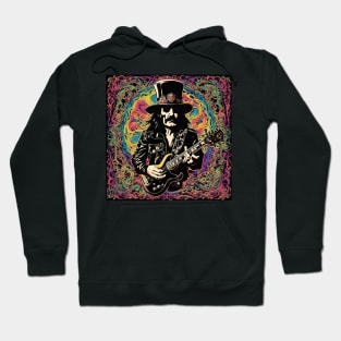 Psychedelic Music Legend Art - Lemmy Hoodie